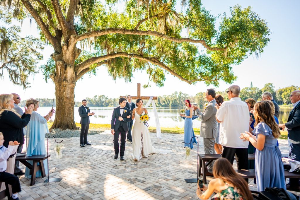 Wedding reception tables