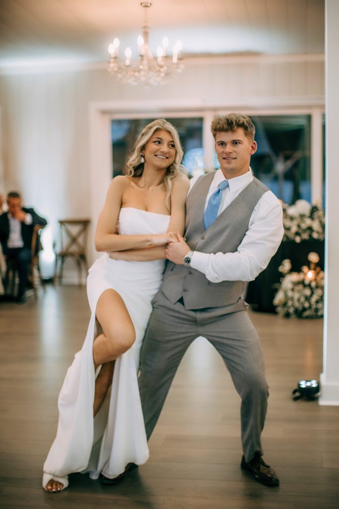 Intimate rustic barn elopement with lakefront views at The Barn at Crescent Lake Tampa